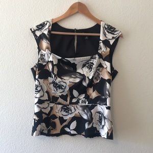 White House Black Market Satin Sleeveless Top